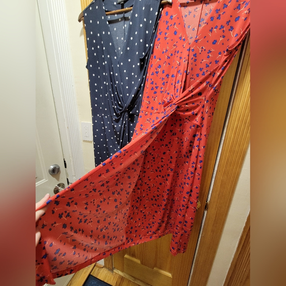 Bundle Of Banana Republic Faux Wrap Dresses Size M - Picture 2 of 5